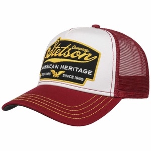 Stetson Trucker Cap Amarican Heritage Red/White